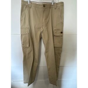 Vintage Polo Jeans Co. Ralph Lauren Mens Cargo Pants Size 38x32 Beige Casual